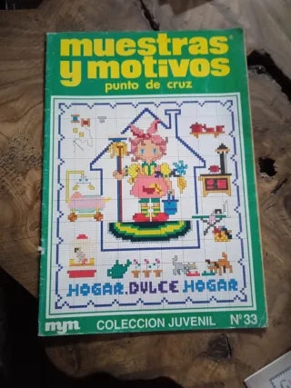 4 revistas patrones bordados