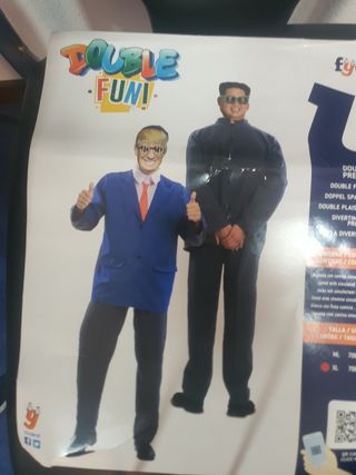 Disfraz de Donal Trump y Kim Jong UN