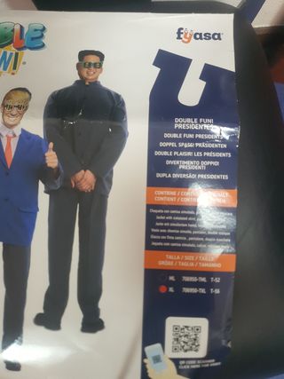 Disfraz de Donal Trump y Kim Jong UN