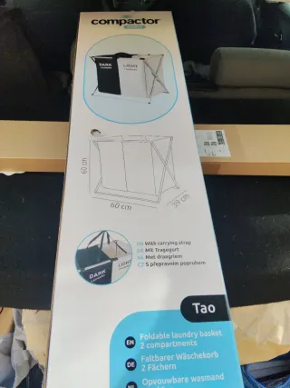 Cesta Ropa Sucia Doble Nueva