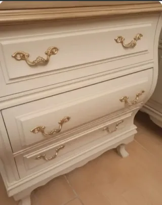 Pareja Mesitas Noche Antiguas