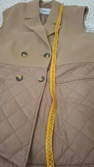 Chaleco Only paño y guateado Talla M