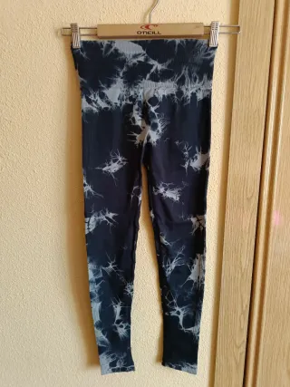 Mallas Tie-Dye Negro/Gris