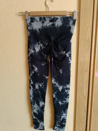 Mallas Tie-Dye Negro/Gris