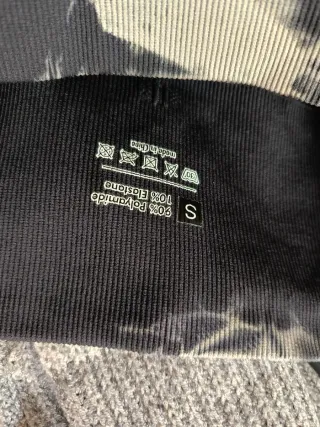 Mallas Tie-Dye Negro/Gris