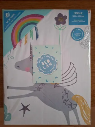 Funda Nórdica Unicornio Microfibra 135x200