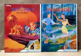 4 libros Disney edición bilingűe español/inglés