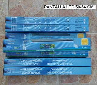 pantalla led 50 60 cm pecera acuario