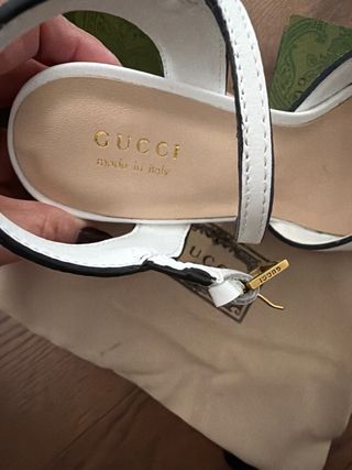 Sandalias piel Gucci Tacón Plataforma