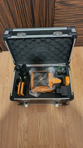 Nivel láser rotativo 360° + receptor – NUEVO