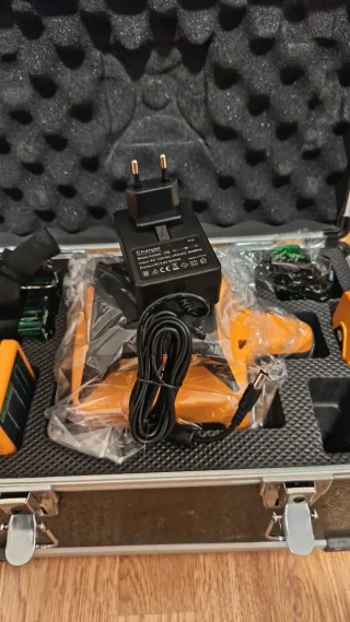 Nivel láser rotativo 360° + receptor – NUEVO