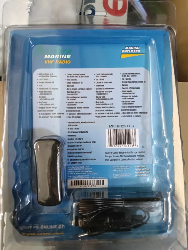 Radio VHF Cobra Marine MR HH125 EU