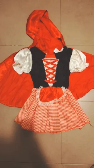 Disfraz Caperucita Roja.talla 92-104.