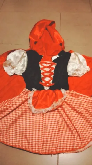 Disfraz Caperucita Roja.talla 92-104.