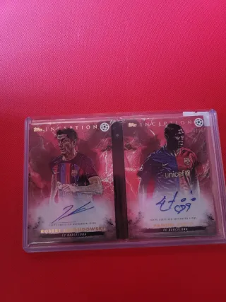 Dual Auto Lewandowski Eto'o 09/10
