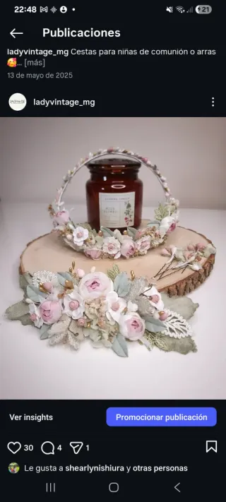 Corona+horquillas y aplique para vestido comunión