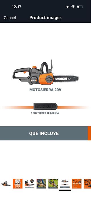 WORX 20V Chainsaw | PowerShare | WG322E.9 - No Bat