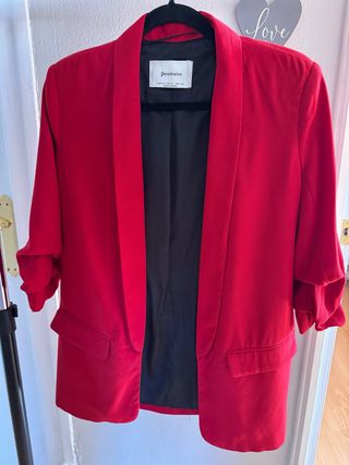 Americana Stradivarius Roja Talla S