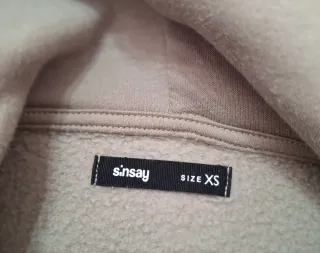 Sudadera mujer beige talla XS