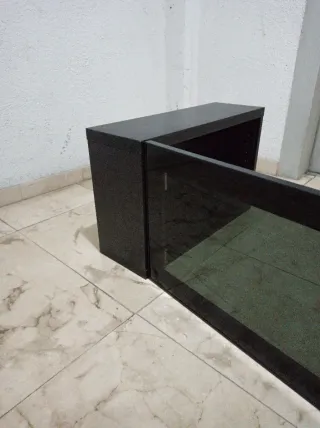 Cajonera de madera negra