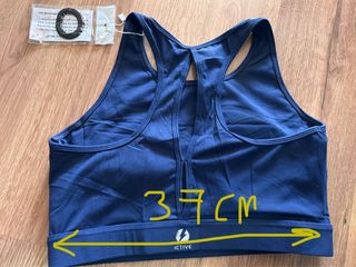 Sujetador deportivo azul nuevo