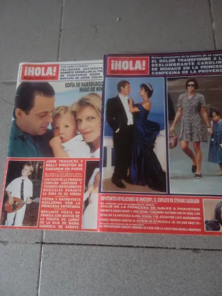 Lote revistas años 90 ¡Hola! Clan Viva