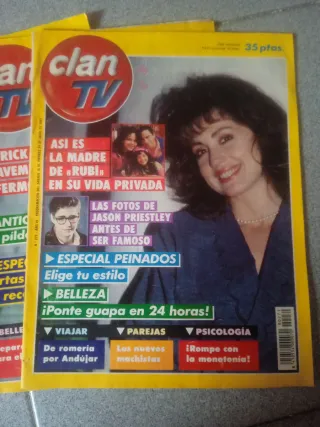 Lote revistas años 90 ¡Hola! Clan Viva