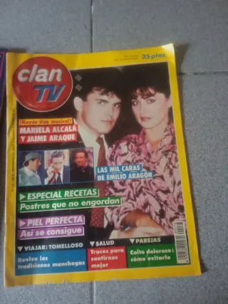 Lote revistas años 90 ¡Hola! Clan Viva