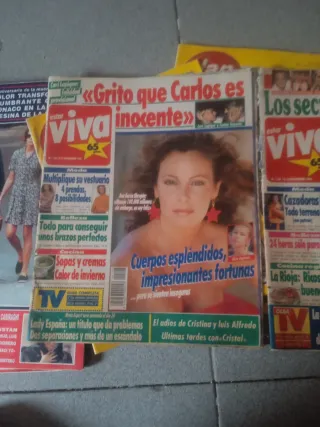 Lote revistas años 90 ¡Hola! Clan Viva