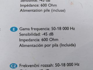 Micrófono Philips SBC ME570 Electret