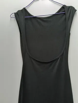 Vestido largo negro Talla XS/S puesto un rato