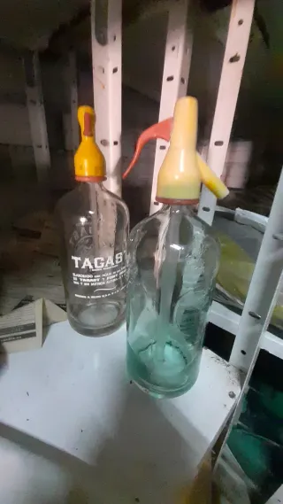 Botellas sifón antiguas TAGAST