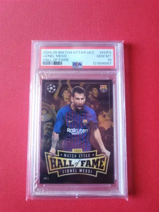 Lionel Messi Match Attax UCC PSA 10