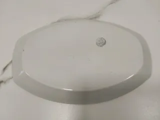 2 Bandejas Cerámica Porcelana Antiguas