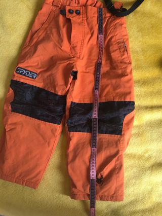 Pantalón de esquí naranja Spyder para niño