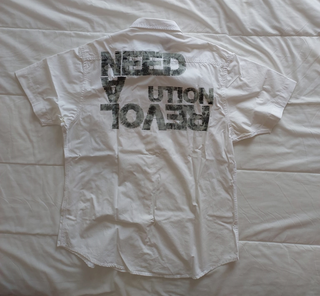 Camisa UP Springfield Blanca Talla L