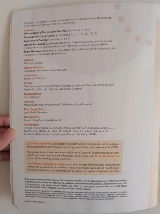 Historia de España 2° de Bachillerato Anaya