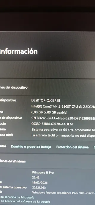 Ordenador Mini PC Lenovo Thinkcentre M710q