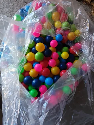 Palline morbide in plastica per ludoteca