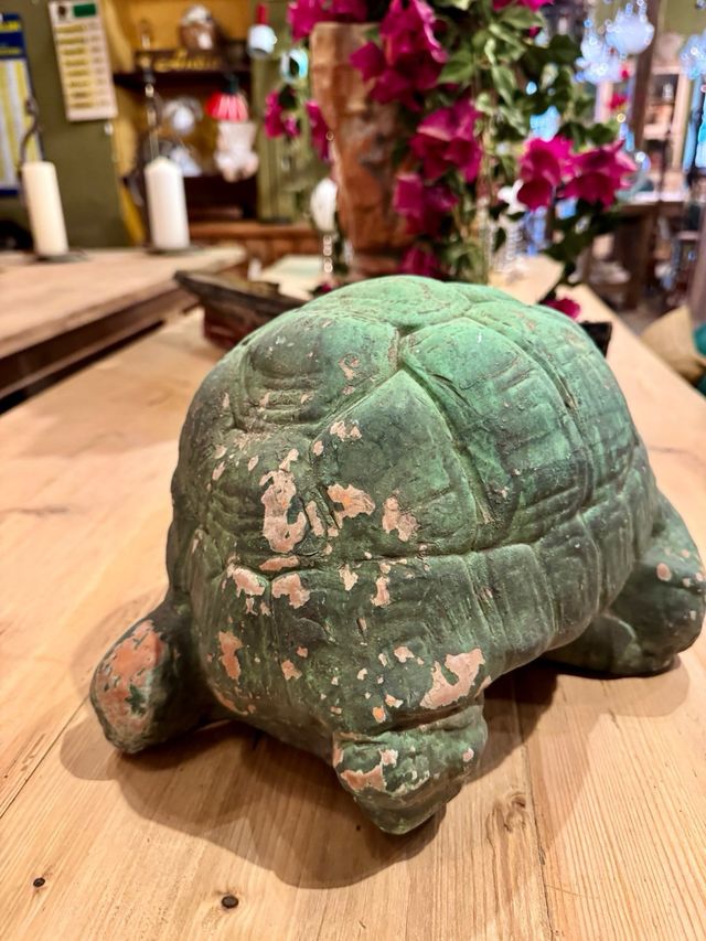 Figura Tortuga Terracota Vintage