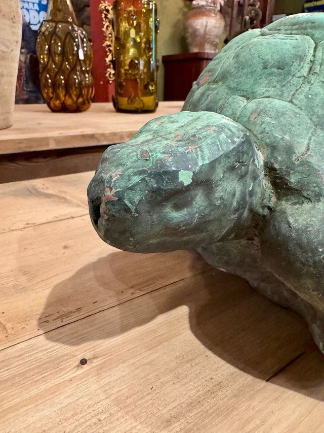 Figura Tortuga Terracota Vintage