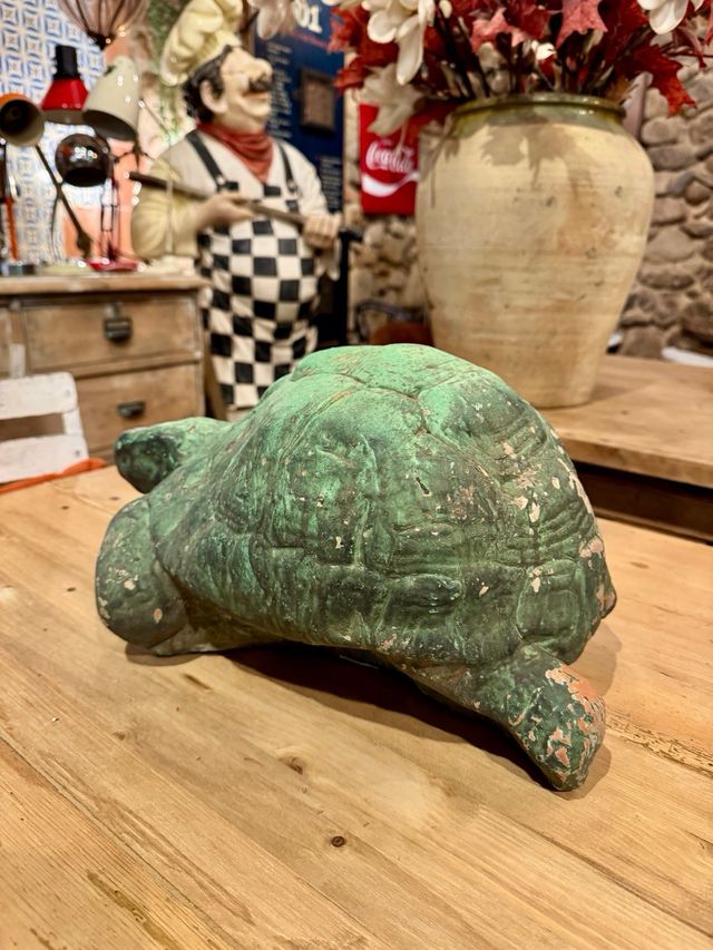 Figura Tortuga Terracota Vintage