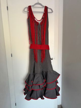 Traje de flamenca rociero