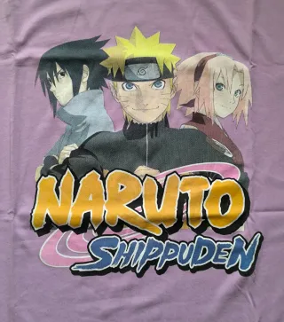 Camiseta Naruto Shippuden Manga Corta