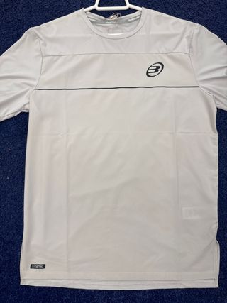 Camiseta Bullpadel Padel Gris/Blanca
