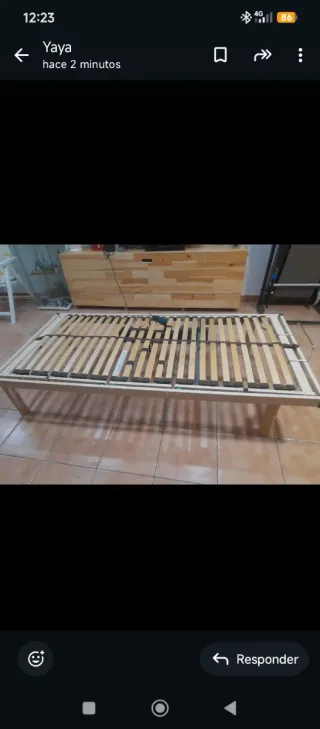 Somier eléctrico abatible con motor 190x90