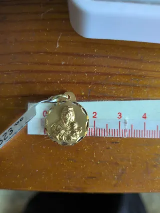 Escapulario Oro 18k 18mm