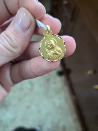 Escapulario Oro 18k 18mm