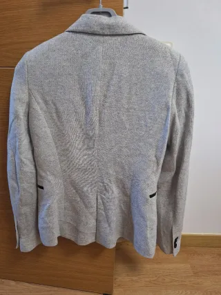 Blazer Zara Gris Talla M