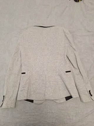 Blazer Zara Gris Talla M